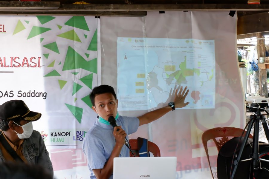 Workshop dan Sosialisasi Program Adaptasi Perubahan Iklim di Hilir DAS Saddang: KAPABEL mendapat dukungan dari pemerintah desa dan masyarakat setempat